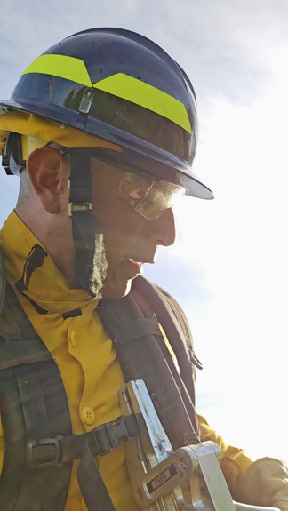 Phil Z., a Back on My Feet alumni who became a wildland firefighter